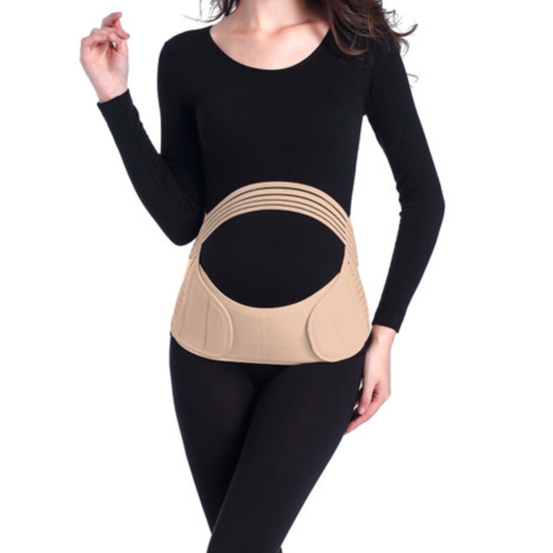 Ceinture de grossesse XXL pour femmes enceintes, bandes de ventre de maternité, soutien du ventre, attelle arrière, protecteur prénatal: XL / Beige
