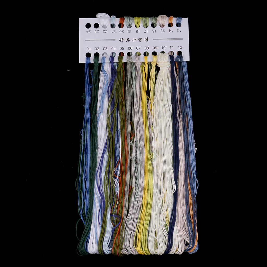 Daisy Flower Cross Stitch Kits for Beginner DIY Art Embroidery Works