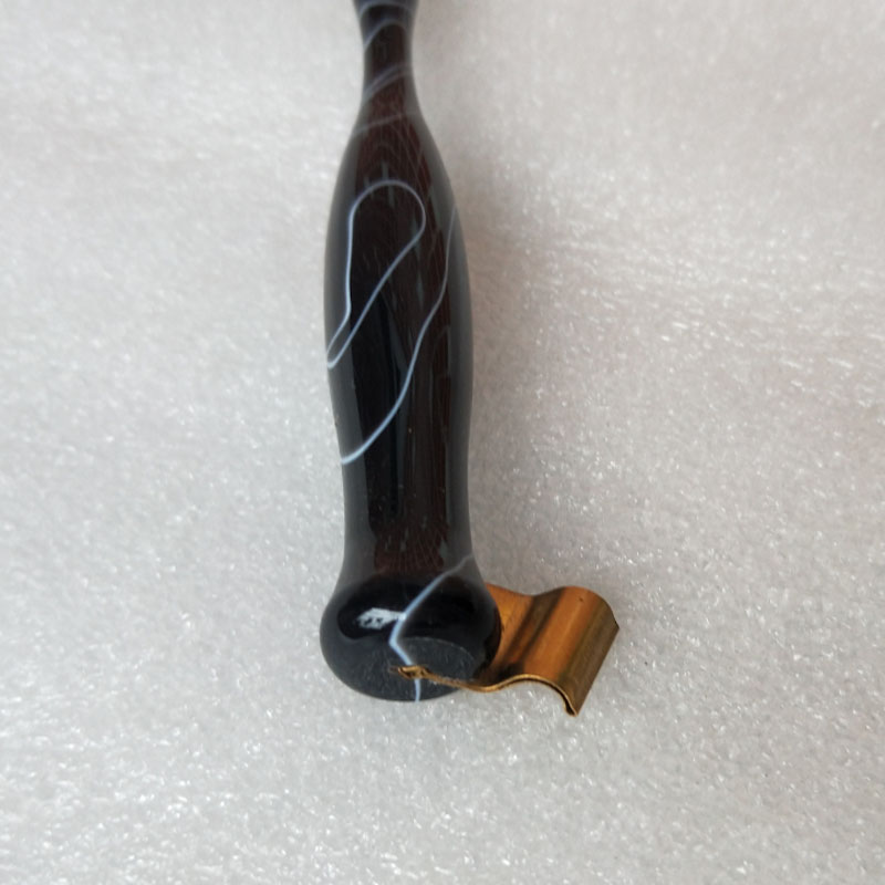 Schuine Kalligrafie Penhouder, Dip-Pen met Multifit Messing Flens voor Professioneel Gebruik, 6,5x0,4 cm, Kunststof, Zwart Schuine Kalligrafie Penhouder, Dip-Pen met Multifit Messing Flens voor Professioneel Gebruik, 6,5x0,4 cm, Kunststof, Zwart