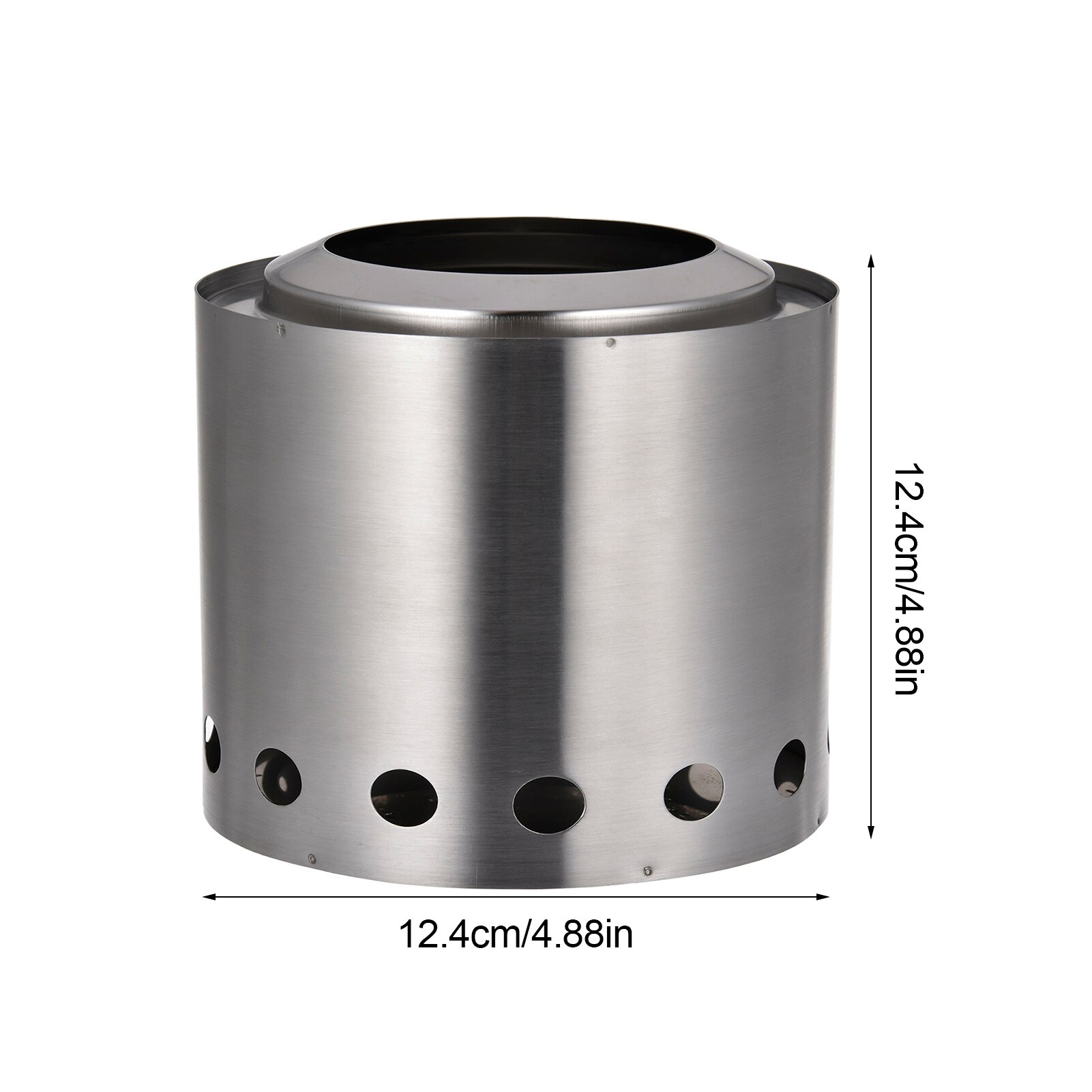 Large Size Camping Wood Stove Split Portable Camping Stove Smokeless Fire Furnace Backpacking Furnace