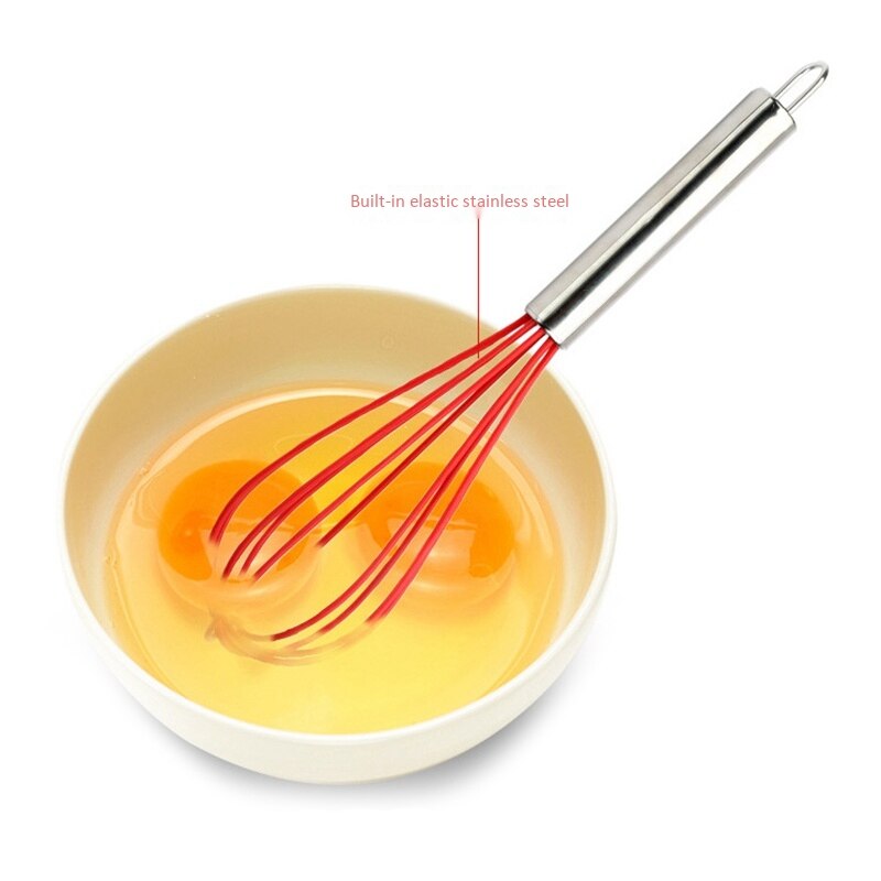 5 PCS Silicone Cooking Utensils Set Non-Stick Spatula Shovel Wooden Handle Cooking Tools Set Kitchen Tools