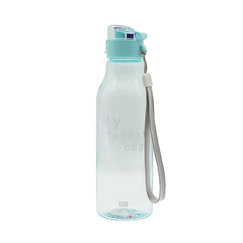 Draagbare Mode Plastic Water Glas Reizen Sport Drinkbeker Slip Vallen Water Drink Fles: L