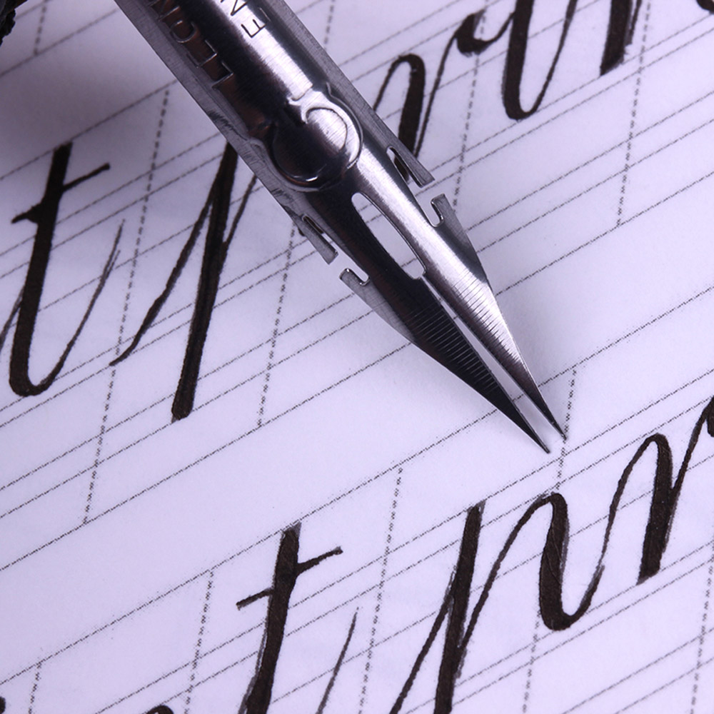 Jinhao 450 g nib metall gylden modifisert kalligrafi rund kropp blomst kropp engelsk fyllepenn