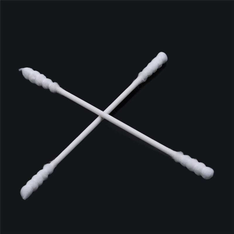 200 Pcs Fine Paper Stick Double Screw Cotton Swab Baby Safety Cotton Buds Baby Clean Ears Health Tampons