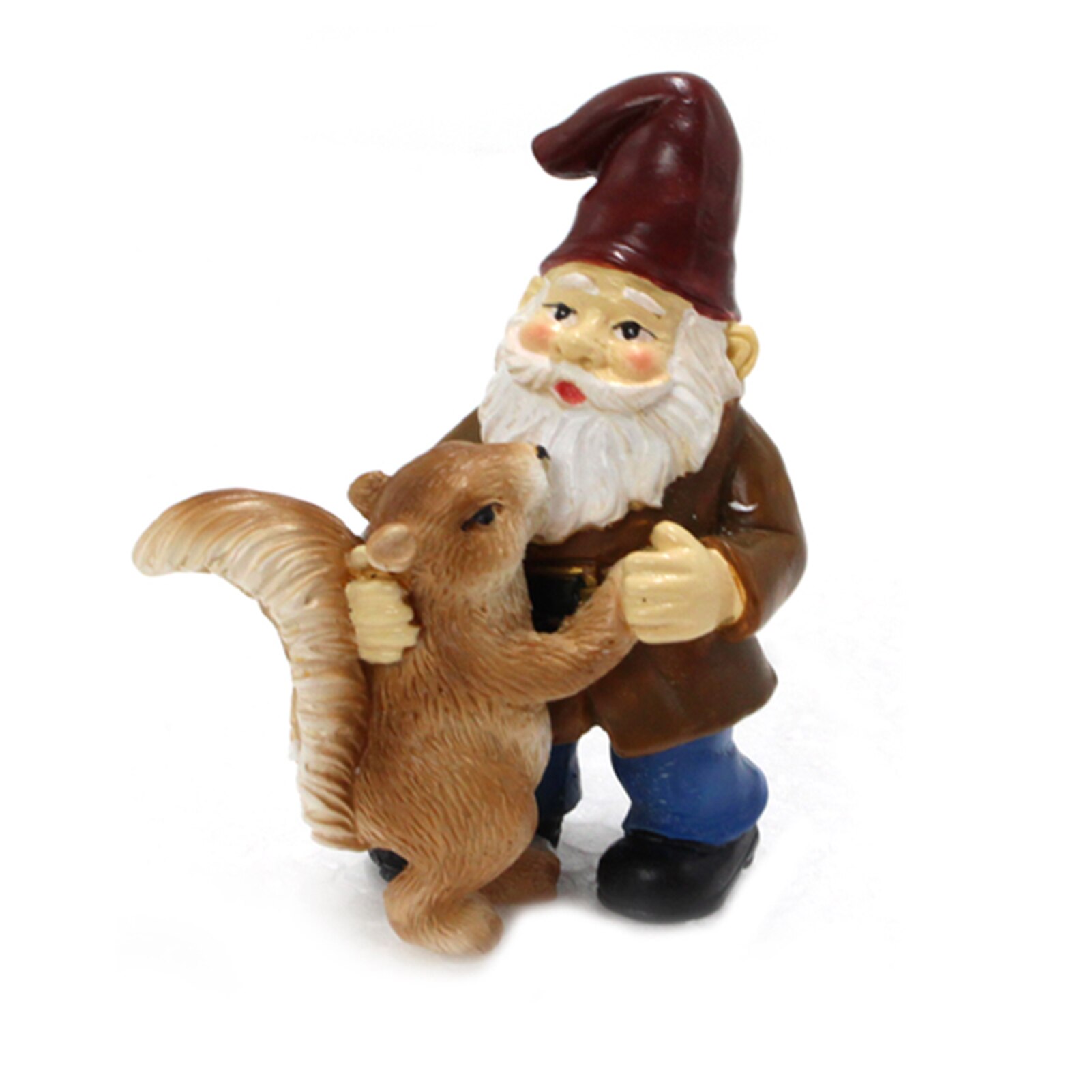 5pcs Fairy Garden Miniatures Gnome Dwarf Micro Mini Gnome Figurines Garden Gnomes and Fairys Resin Dwarf for Terrarium