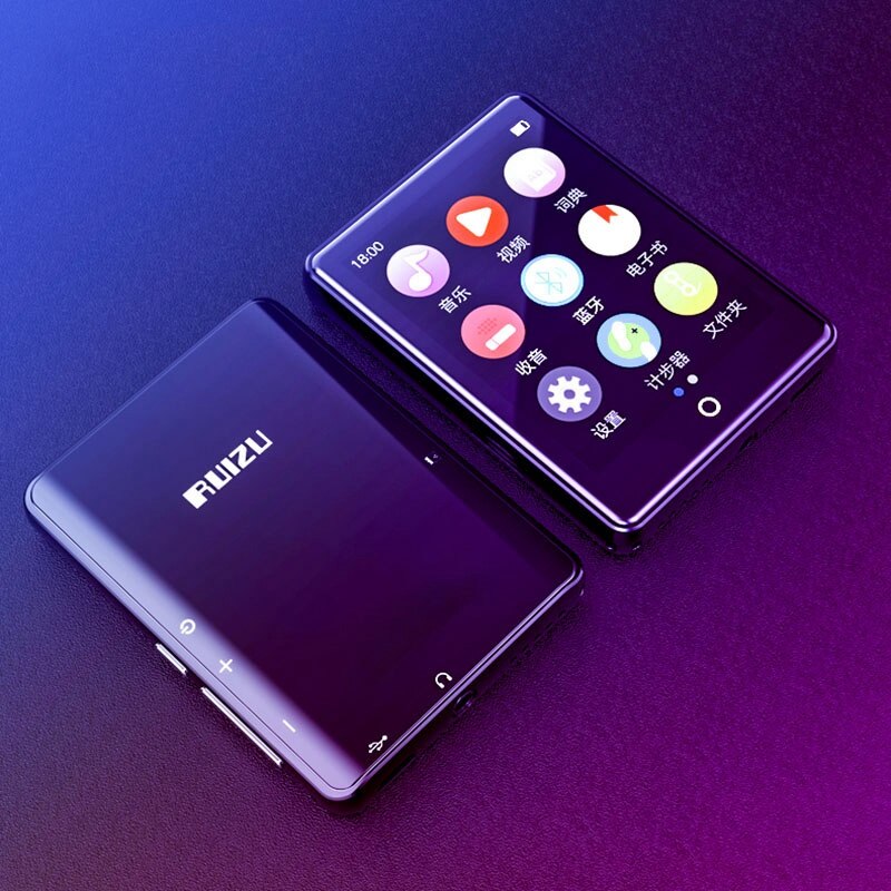 RUIZU M7 Bluetooth 5.0 MP3 Player 2.8 Inch Screen Built-In Speaker 8G