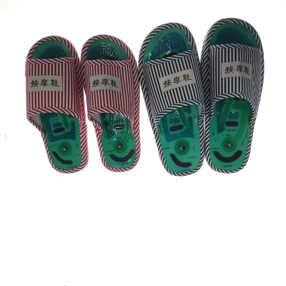 Acupunctuur Voetmassage Slippers Gezondheid Schoen Shiatsu Magnetische Sandalen Acupunctuur Gezonde Voetverzorging Massager Magneet Schoenen