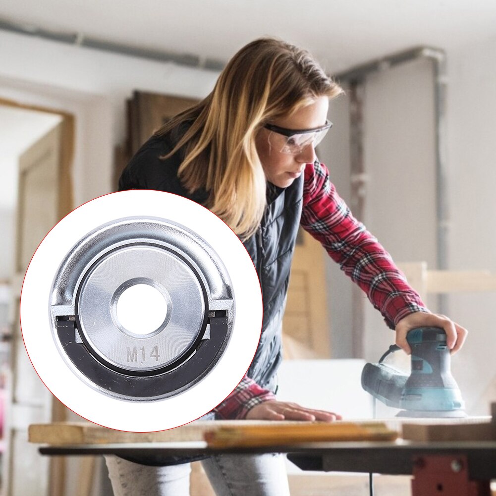 M14 Angle Grinder Inner Outer Flange Nut Set Self-locking Quick Release Nut Power Chuck Tools for Angle Grinder