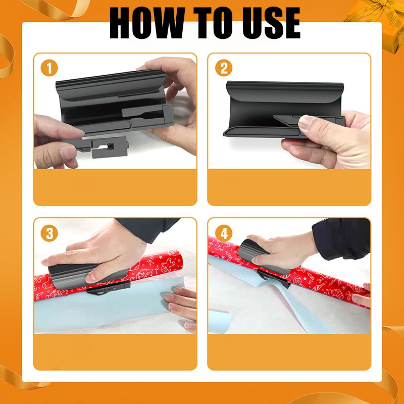 Small Circular Paper Cutter Wrapping Paper Cutter For Packing Handicrafts Christmas Birthday Wrapping Cutting Supplies ﻿