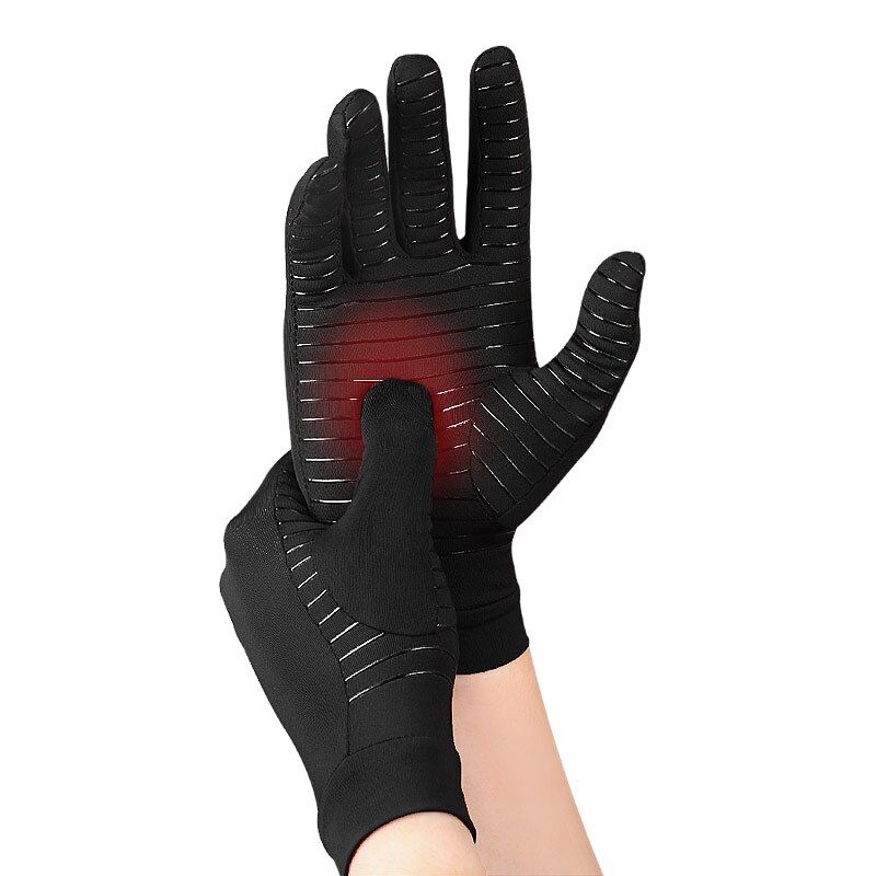 Copper fiber Anti Arthritis Hands Gloves Copper Therapy Compression Gloves Ache Pain Relief Compression Therapy Gloves