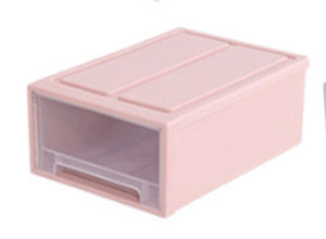 Storage cabinet drawer high-strength plastic storage box bedroom household storage box transparent storage cabinet A10951: 8L