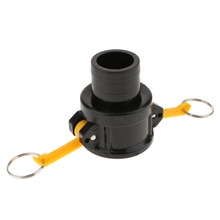 Heavy Duty 1000L IBC Tank Part C 2 Inch Cam Lock Fitting Adapter to Hose Tail For Liquid Conduction Polypropylene Fitting