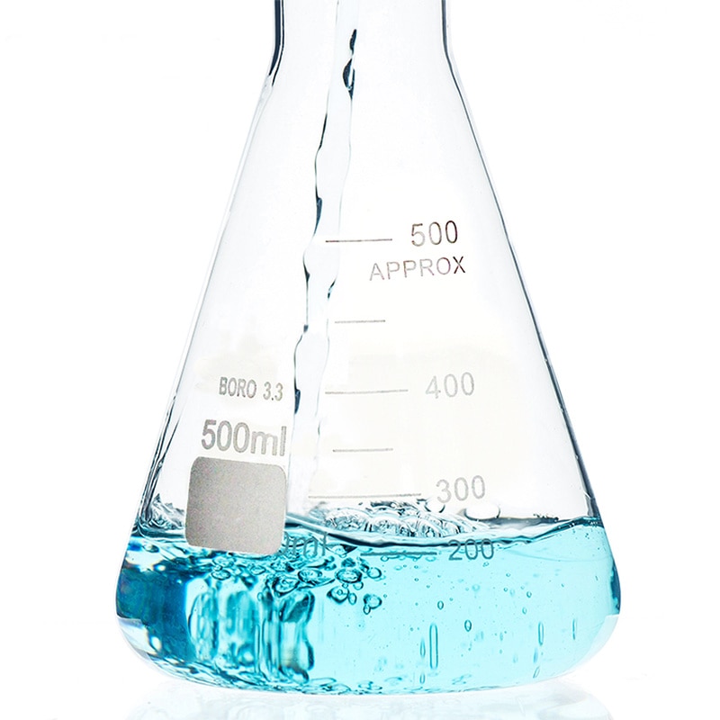 2 Stks/partij Laboratorium Grote Erlenmeyer Glas Erlenmeyer 50Ml-1000Ml Glas Conische Beker