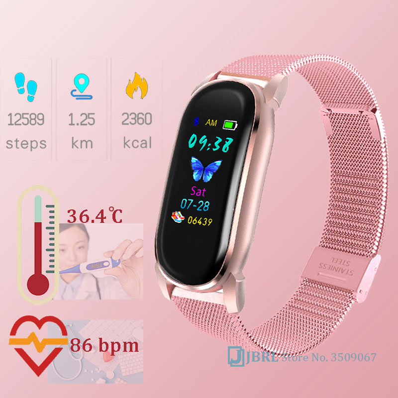 Temperatuur Digitale Horloge Vrouwen Sport Horloges Elektronische Led Dames Polshorloge Voor Mannen Vrouwen Klok Mode Bluetooth Horloge