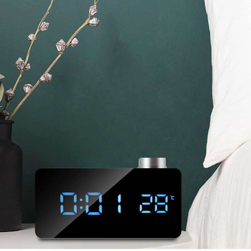 Mirror Clocks Digital Alarm Clock Time Memory for Kids