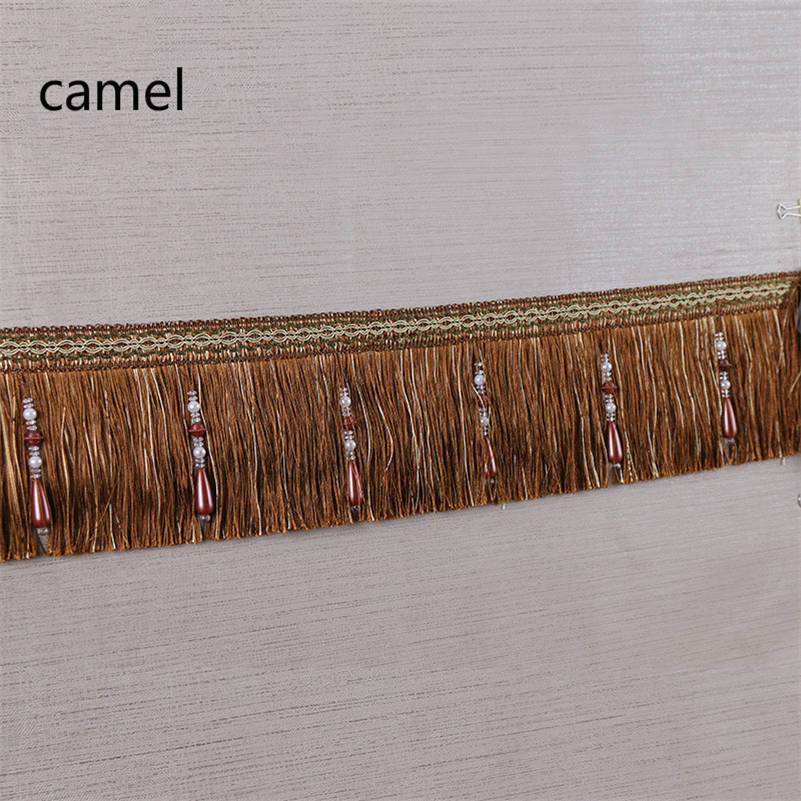 Luxury Exquisite Beaded Tassel Trim Fringe Braid Trimming Wedding Upholstery Fabric Ribbon Sewing: 4