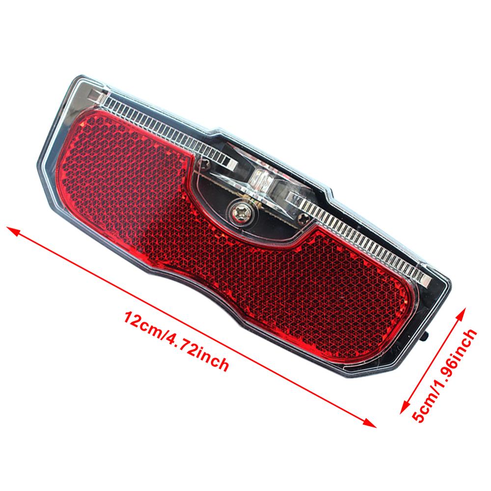 Fietsen Fiets Achter Reflector Achterlicht Fiets Licht Voor Bagage Rack Geen Batterij Aluminium Reflecterende Licht