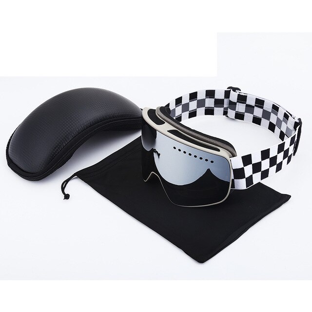 Ski Goggles Snowboard Snowmobile Skiing and Snowboarding UV Protection Snow Mask Man Woman Equipment Winter Sport Dropshippng: Gray