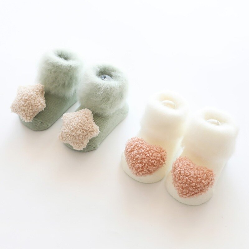Newborn Floor Sock With Rubber Sole Baby Socks Baby Infant Anti Slip Girl Socks Wear Toddler Girl Shoes