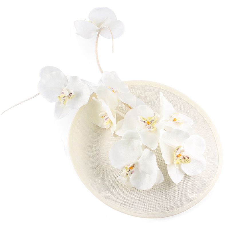 Mulheres Floral Decor Chapelaria Boné, Chá Fascinador Chapéu, Flor Extravagante Headwear, Bonito Headwear, Festa Derby, Elegante senhoras