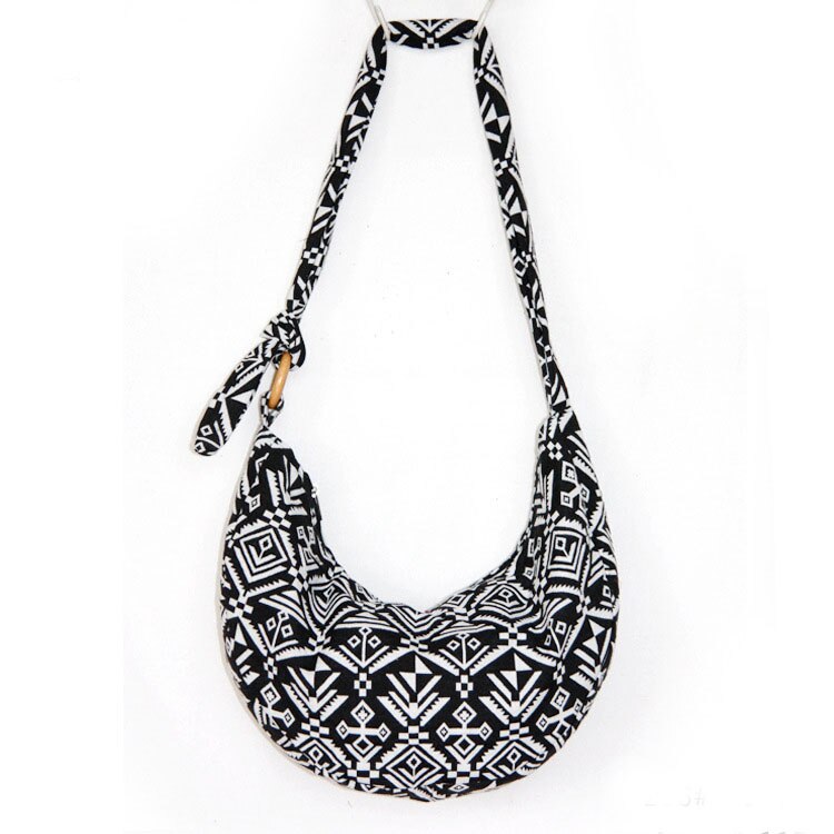 Bohemian Hobos Zak Zakken Katoenen Hippie Schoudertas Thai Top Zip Sling Crossbody Tas Hobo Tas Handgemaakte Messenger Purse: women bag 10