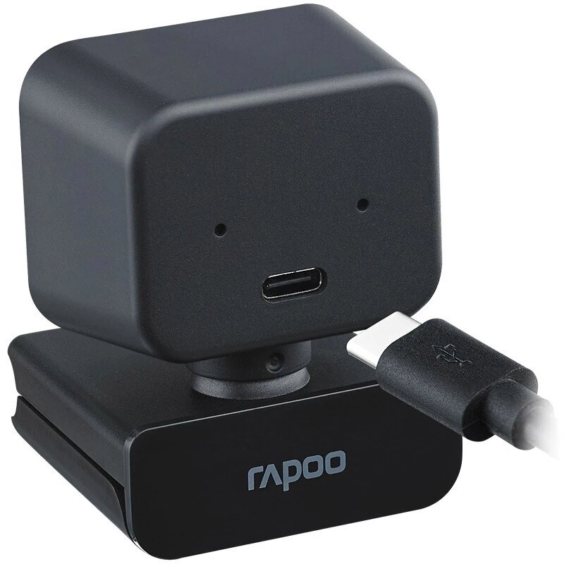 Rapoo – Webcam C270L HD 1080P, Autofocus, LED, Microphone à réduction de bruit, Compatible avec plusieurs caméras à plateforme de diffusion en direct