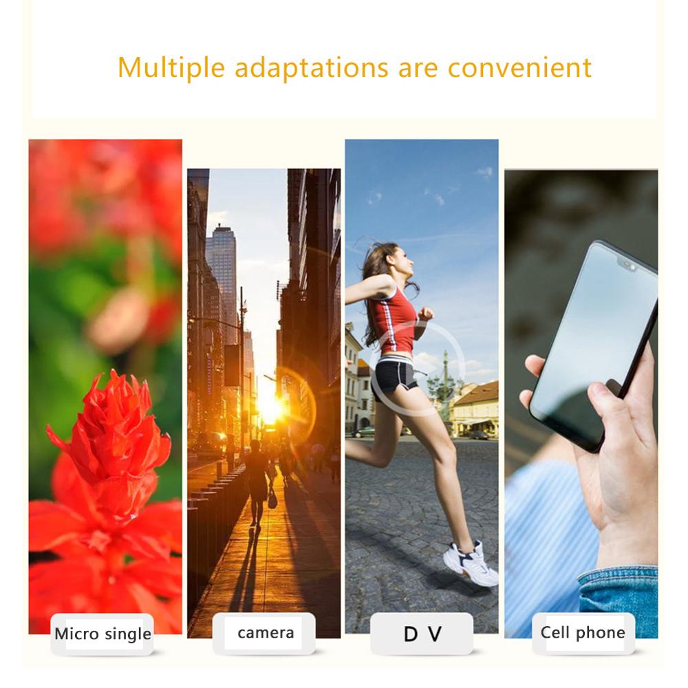 Mini trípode extraíble para Selfie, trípode portátil de sobremesa para cámara de teléfono, cabeza de bola para cámaras DSLR sin Espejo, DV LED, vídeo para Smartphone