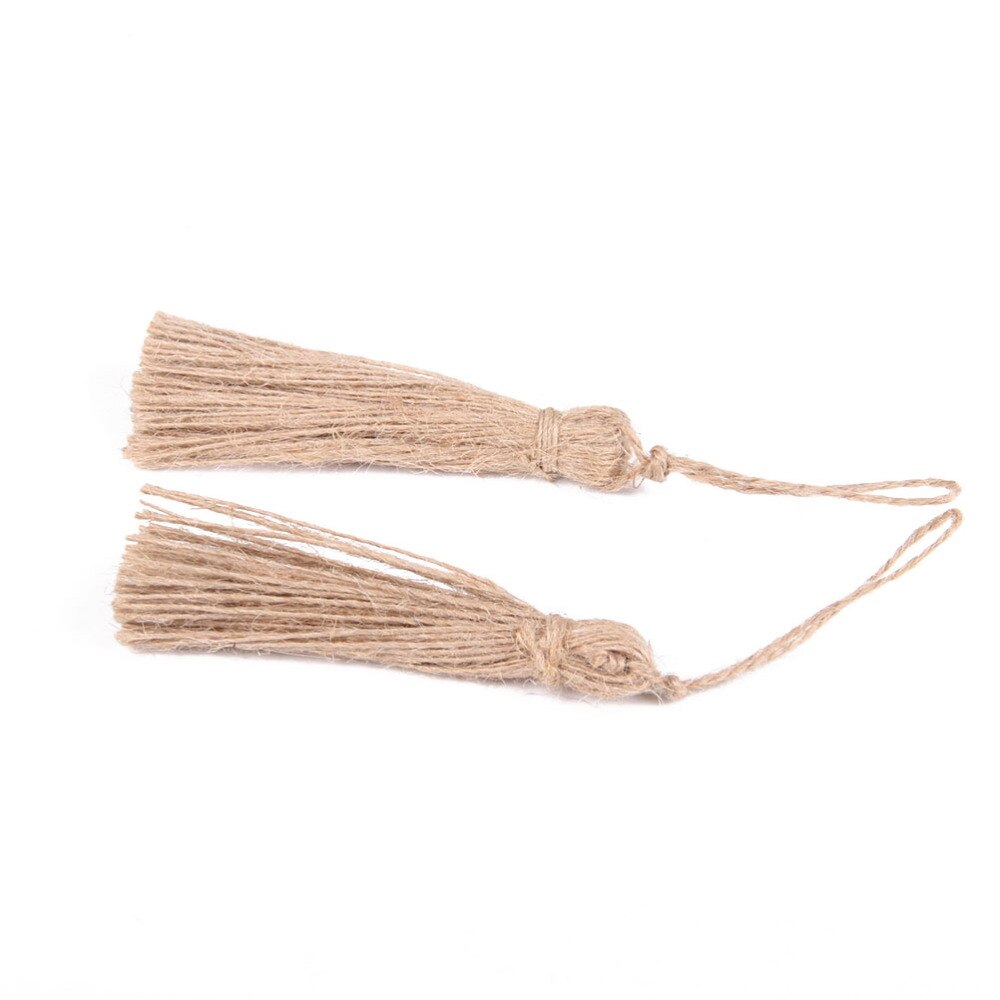 Cordons d'embellissement pampilles en Jute naturelle