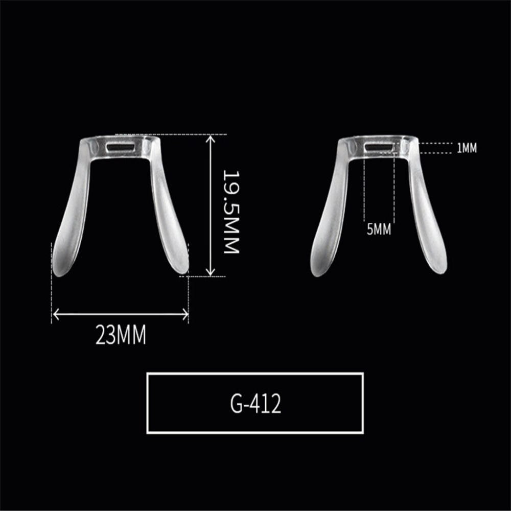 5 Stks/set Siliconen Anti Slip Glazen Neus Pads U-vormige Neus Pad Voor Brillen Sunglass Glas Bril Eyewear Accessoires: C