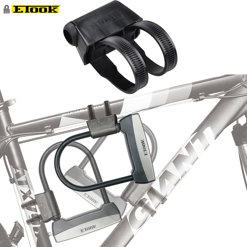 Etook u-lock cykellås tyverisikring stål elektrisk cykel scooter praktisk låsestel cykeltilbehør  et110