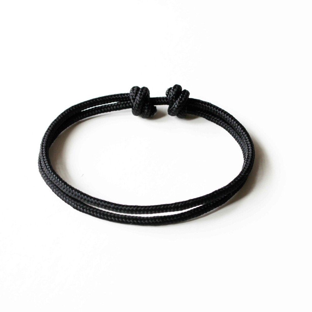 Bracelet paracorde 2mm de survie coloré à noeud réglable rapide