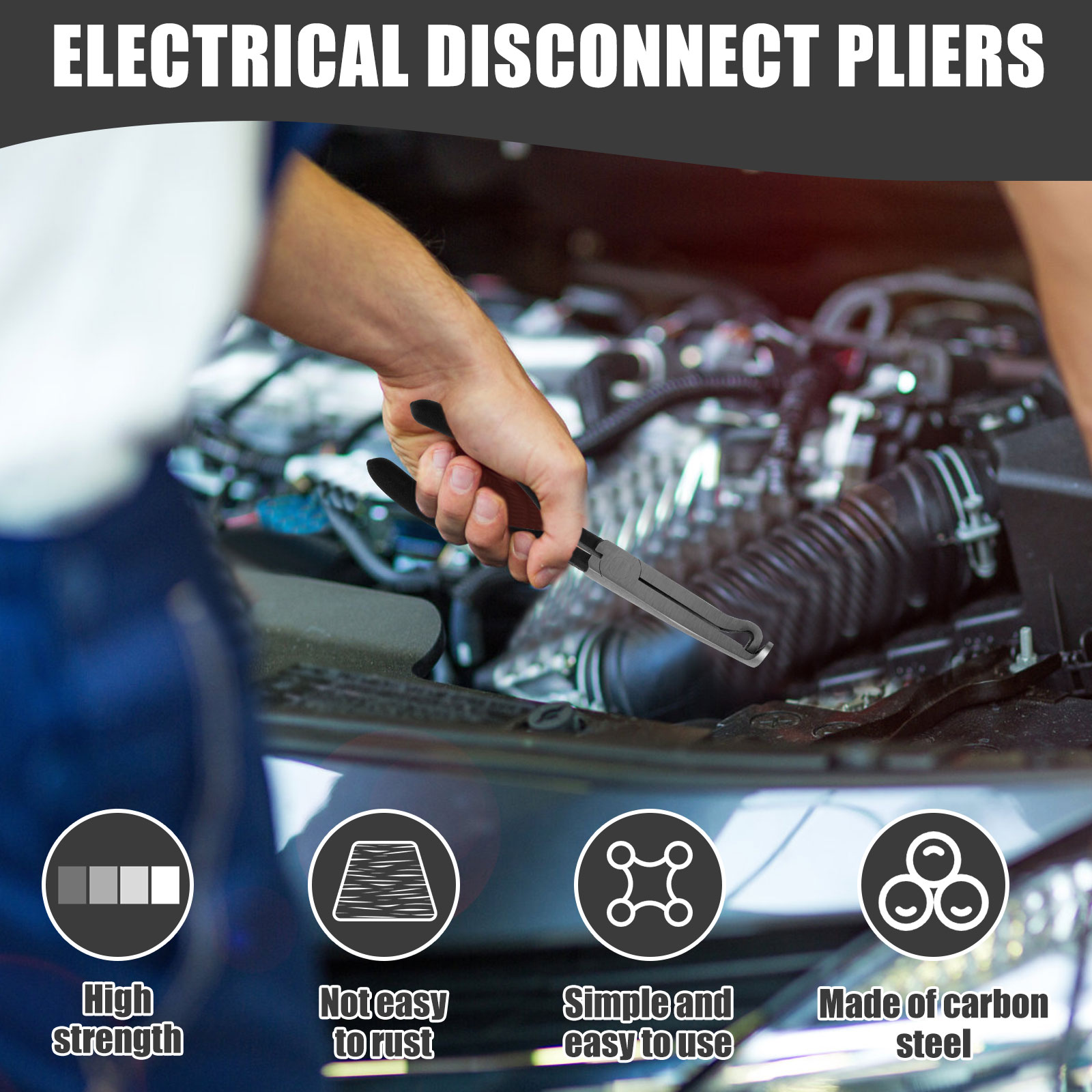 Auto Electrical Disconnect Tool Multipurpose Electrical Connector Removal Pliers for Car Motorcycle Automotive Repair Tools