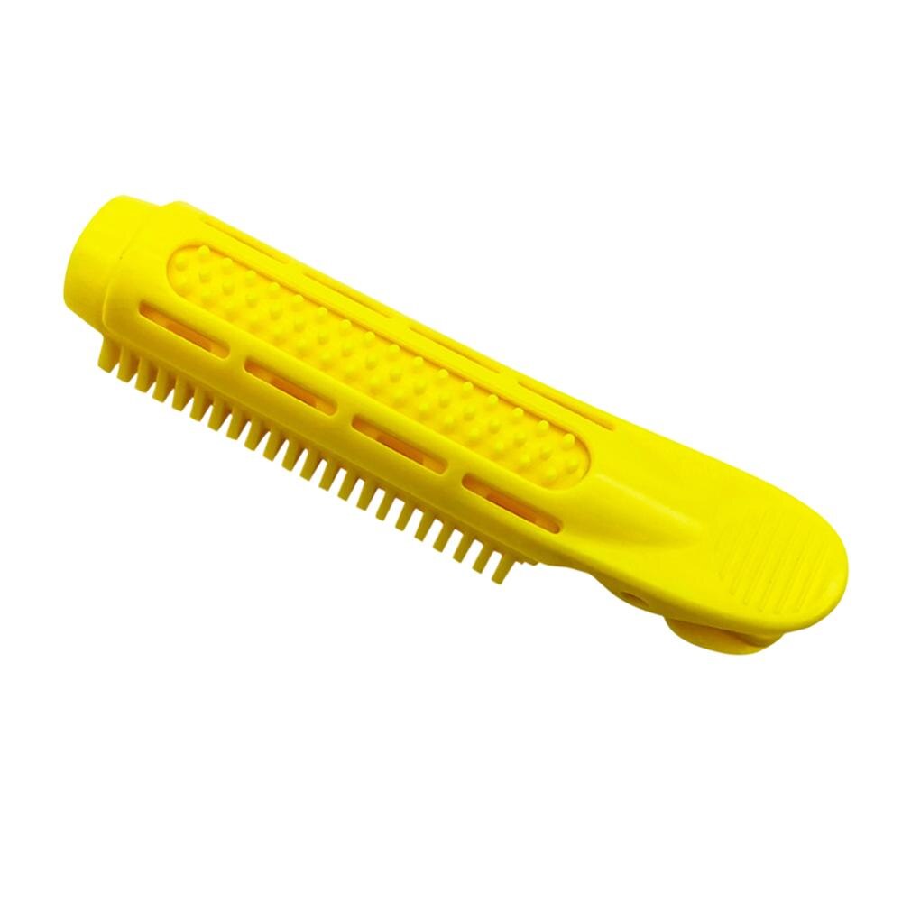 Bigoudi pinces pinces racines Perm tiges style rouleaux moelleux bricolage outils de cheveux léger facilement porter des cheveux partie pour les femmes: Yellow B 1pc