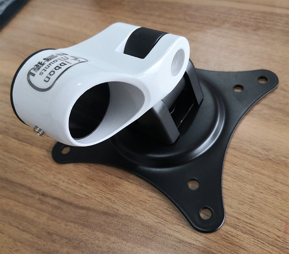 VESA Mount Head 75x75mm/ 100x100mm with Joint Connector and Screw Parts for Monitor Mount Holder Arm