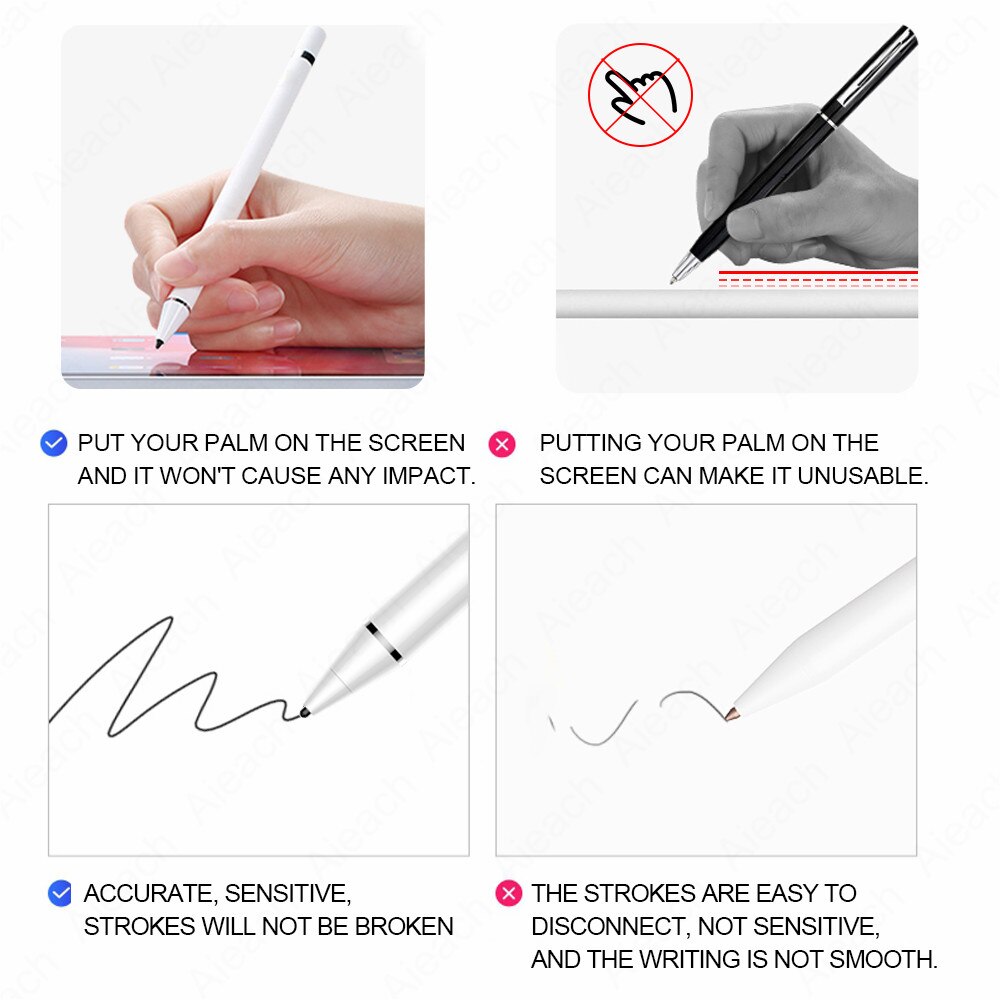Para lápiz Apple Ipad Pen 2 1 para Ipad Pro 12,9, de Stylus Pen para Ipad 3 MINI 5 6 7 10,5, 10,2 de 7,9 accesorios Ipad