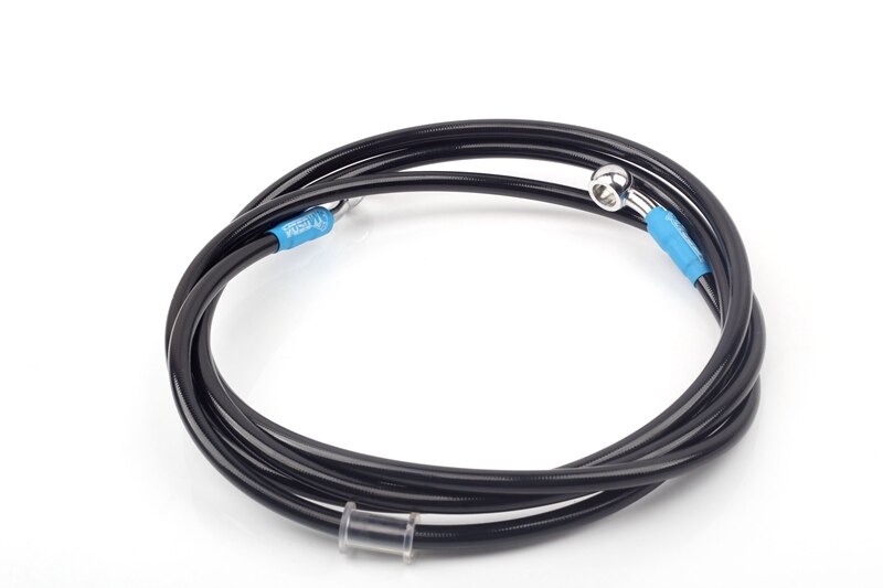 MOSDA Universal 400mm - 2200mm Motorcycle Hydraulic Brake Hose Line Cable 28 degrees 10mm Banjo Pipe Line Braided oil hose