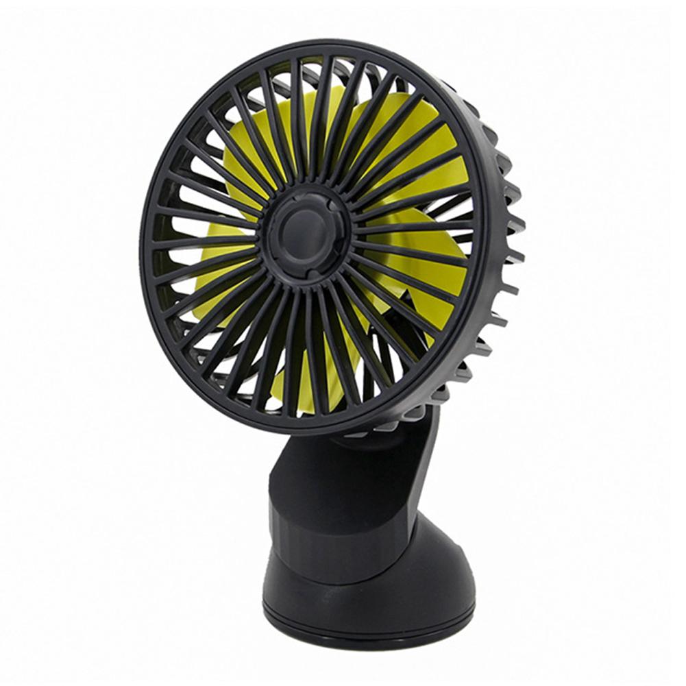 3 Speed Usb Ventilator Mini Elektrische Auto Ventilator Voor Auto Air Vent Gemonteerd 360 Graden Draaibare Car Auto Krachtige Koeling ventilator Aroma: Sucker