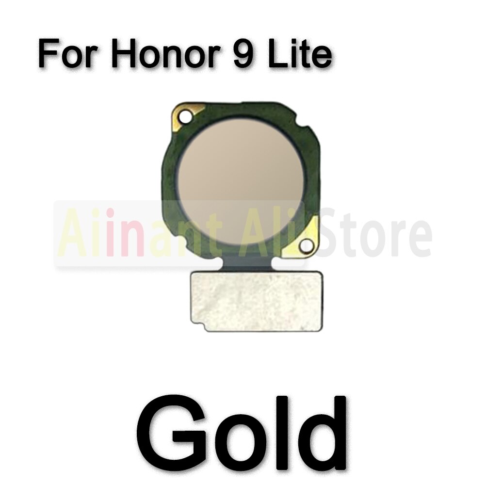 Alkuperäinen kotiavain sormenjälkitunnistimen joustokaapeli huawei honorille 9 9i 9x lite touch id sormenjälki flex kaapeli puhelimen osat: Kunnia 9 litreä kultaa