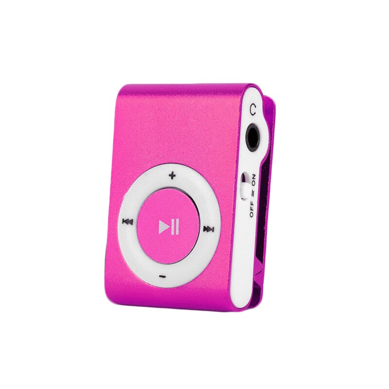 FLH 3PCS Mini Portable плеер mp3 с наушниками cd Music Player Supports USB 2.0 1-32G SD TF Card: 5PCS Pink