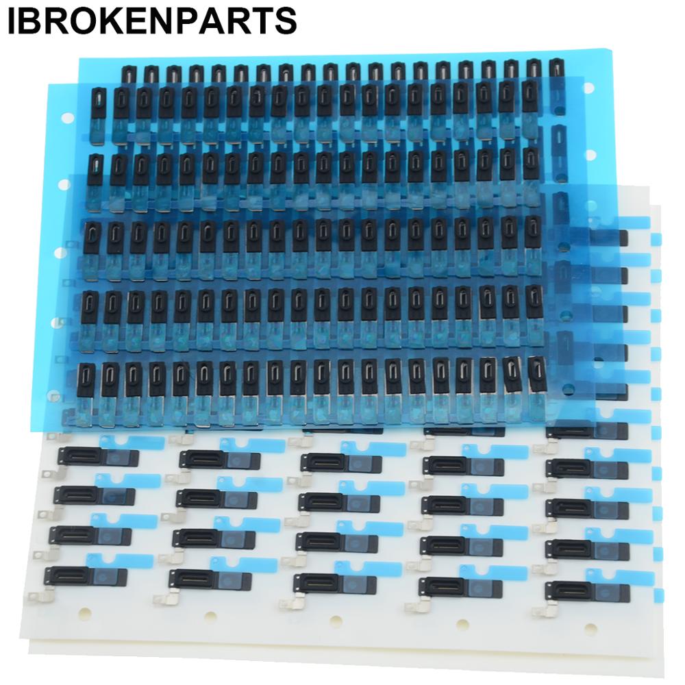 5 pièces maille écouteur pour iPhone 11 Pro 6 6S 7 8 7P 8P Plus X XS Max XR Anti-poussière oreille haut-parleur LCD écran maille Net gril remplacement