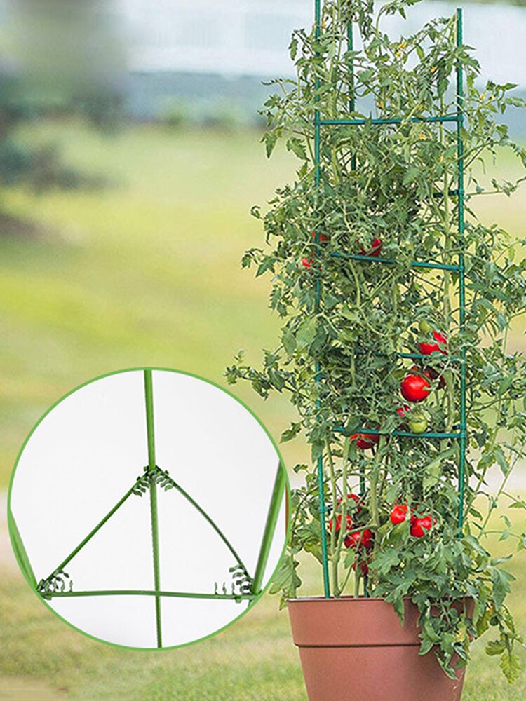 Connecteurs en treillis extensibles réutilisables pour jardin, 12 pièces, outils, Cages à tomates, bras, bielle réglable en plastique pour légumes