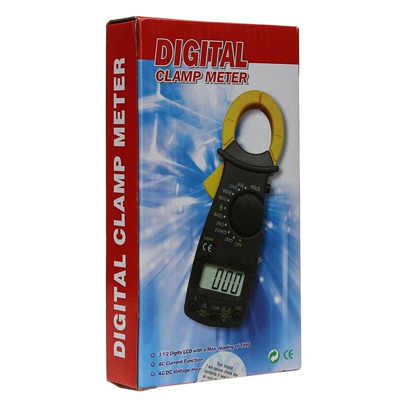 Digital Multimeter Diagnostic Tool LED Display Electrical Instrument Ammeters Voltmeter Tester