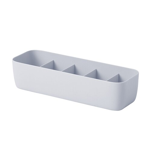 Cajones para sujetadores de ropa interior, caja de almacenamiento, cajones de armario de plástico, caja organizadora, caja organizadora, contenedor organizadora de cosméticos, accesorios para el hogar: Gray S