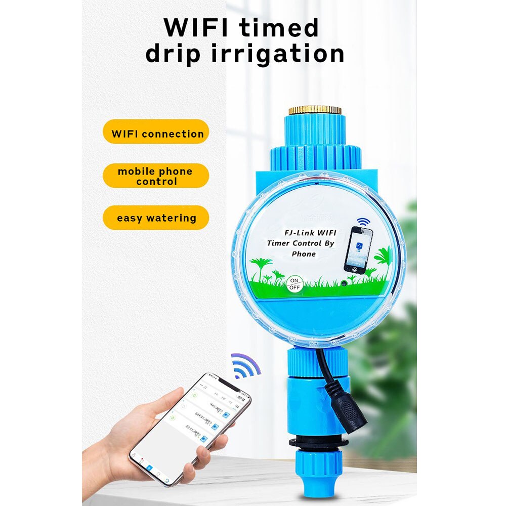Garden Water Timer Irrigation System Wifi Sprinkler System Controller Electronic Irrigation Timer Smart App Remote Control