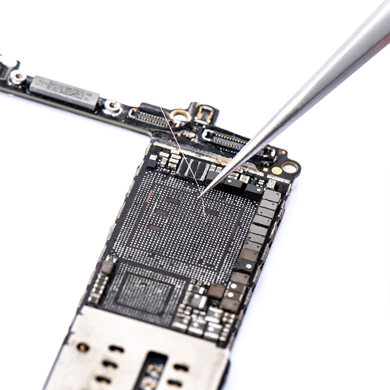 Pinzas MEGA-IEDA Reparación de teléfono de acero inoxidable no magnético de alta dureza 00-SA SS-SA 7-SA pinzas rectas/curvas multifunción