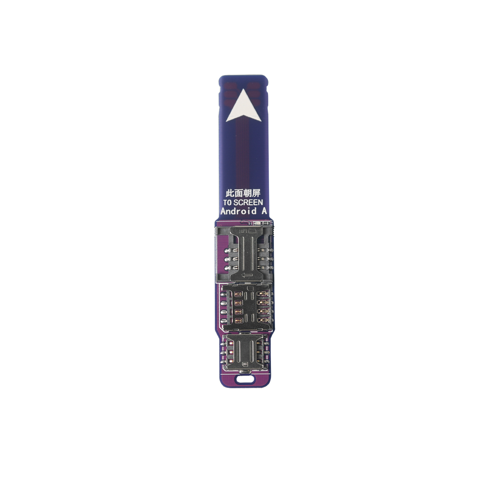 3-in-1 Cell Phone IC Card Activation Tool Micro SIM Card Converter Sim Card Adapter External Card Slot Extender: Gold