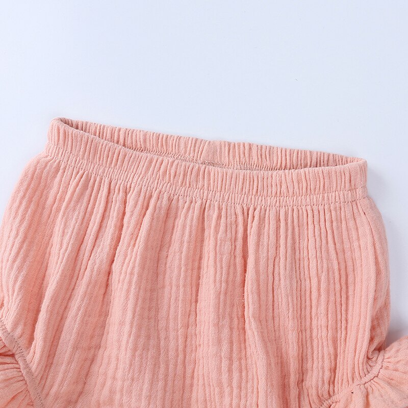 Baby Meisjes Jongen Shorts Pasgeboren Baby Vouw Bloeiers Meisjes Puur Katoen Linnen Driehoek Shorts Peuter Broek Pp Broek Kleding MT035