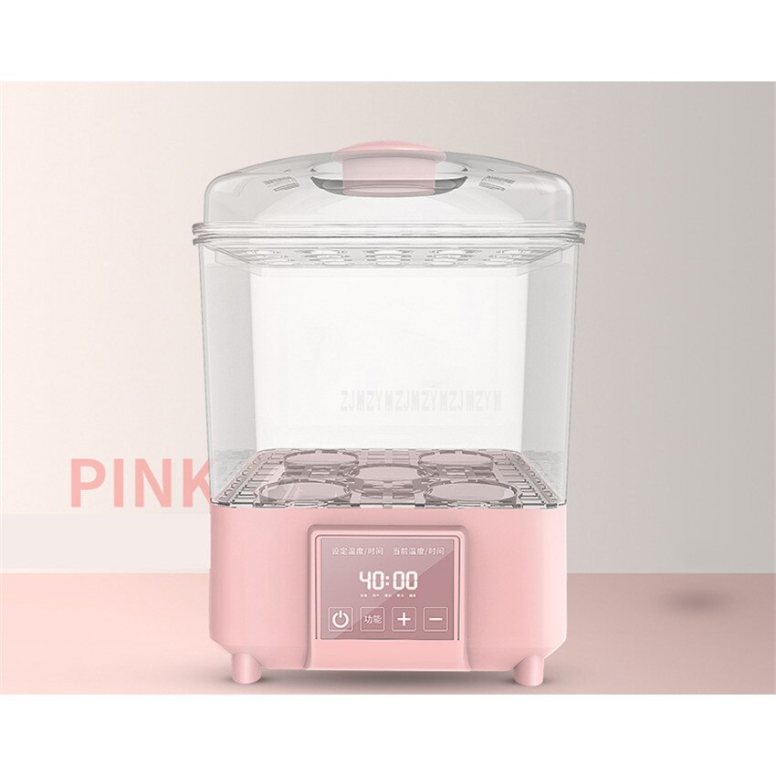 Elektrische Baby Milch Flasche Wärmer Sterilisator Desinfektor Milch Warmes essen Wärmer Gerät Fütterung Sterilisator Desinfektion Maschine: Rosa