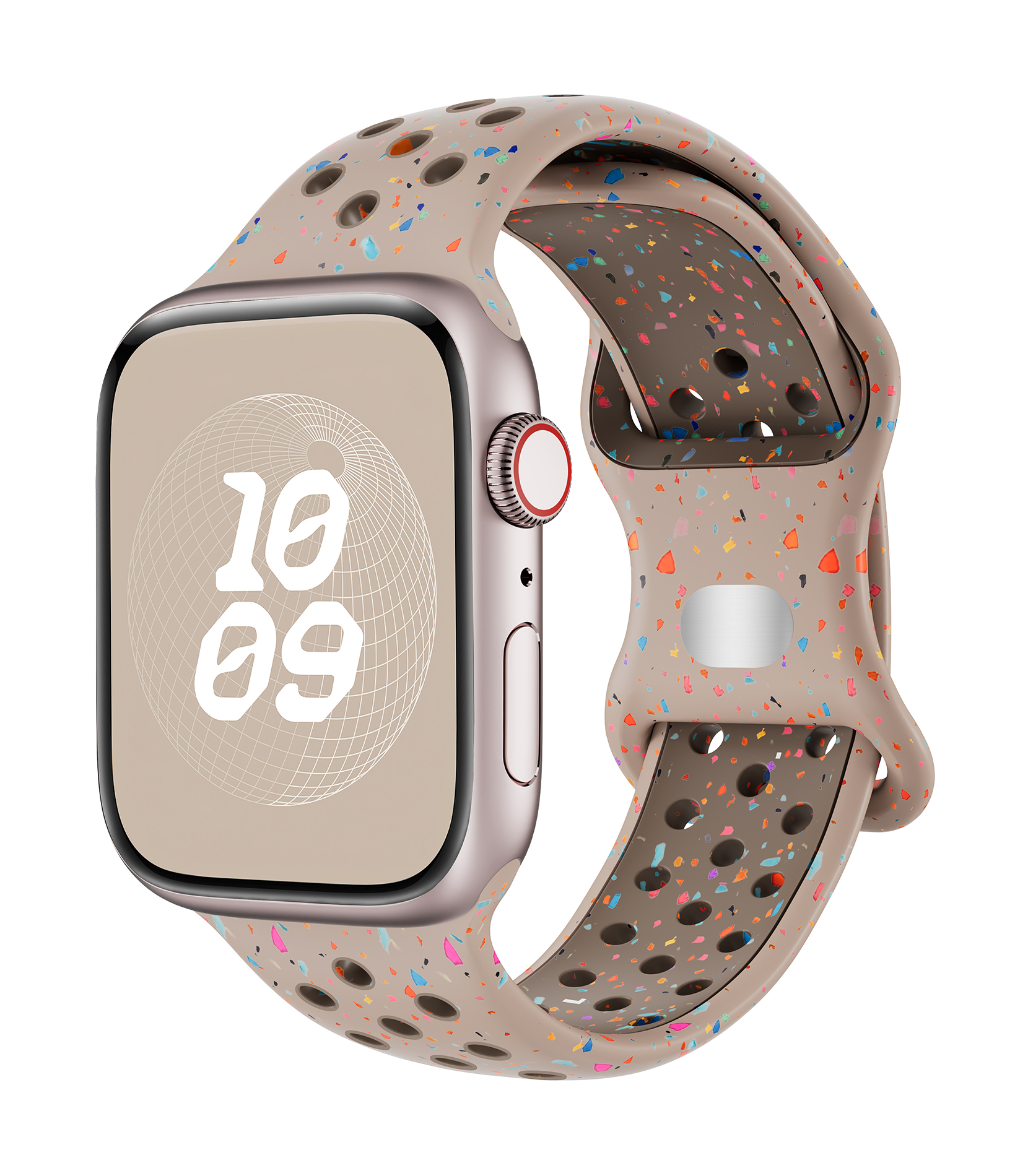 Sportarmband för apple watch band ultra 2 49mm 44mm 45mm 42mm 41mm 40mm silikonarmband för iwatch series 9 8 7 6 se 5 4 correa: Olivflingor / 22mm
