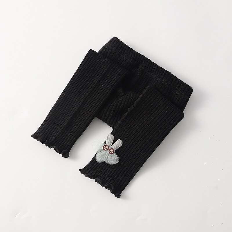 Leggings bébé automne hiver enfants PP culotte enfant en bas âge Leggins pour enfants filles bas pour les enfants: Black / 12-24M